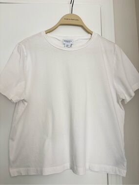 Song of Style Cotton Woman White Short Sleeve Crew Tee